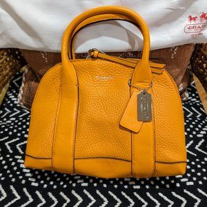 NWT COACH Bleecker Leather Mini Preston Satchel